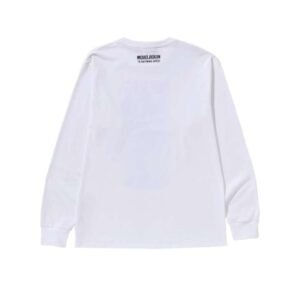 BAPE x Michael Jackson L/S Tee featuring a bold graphic streetwear design