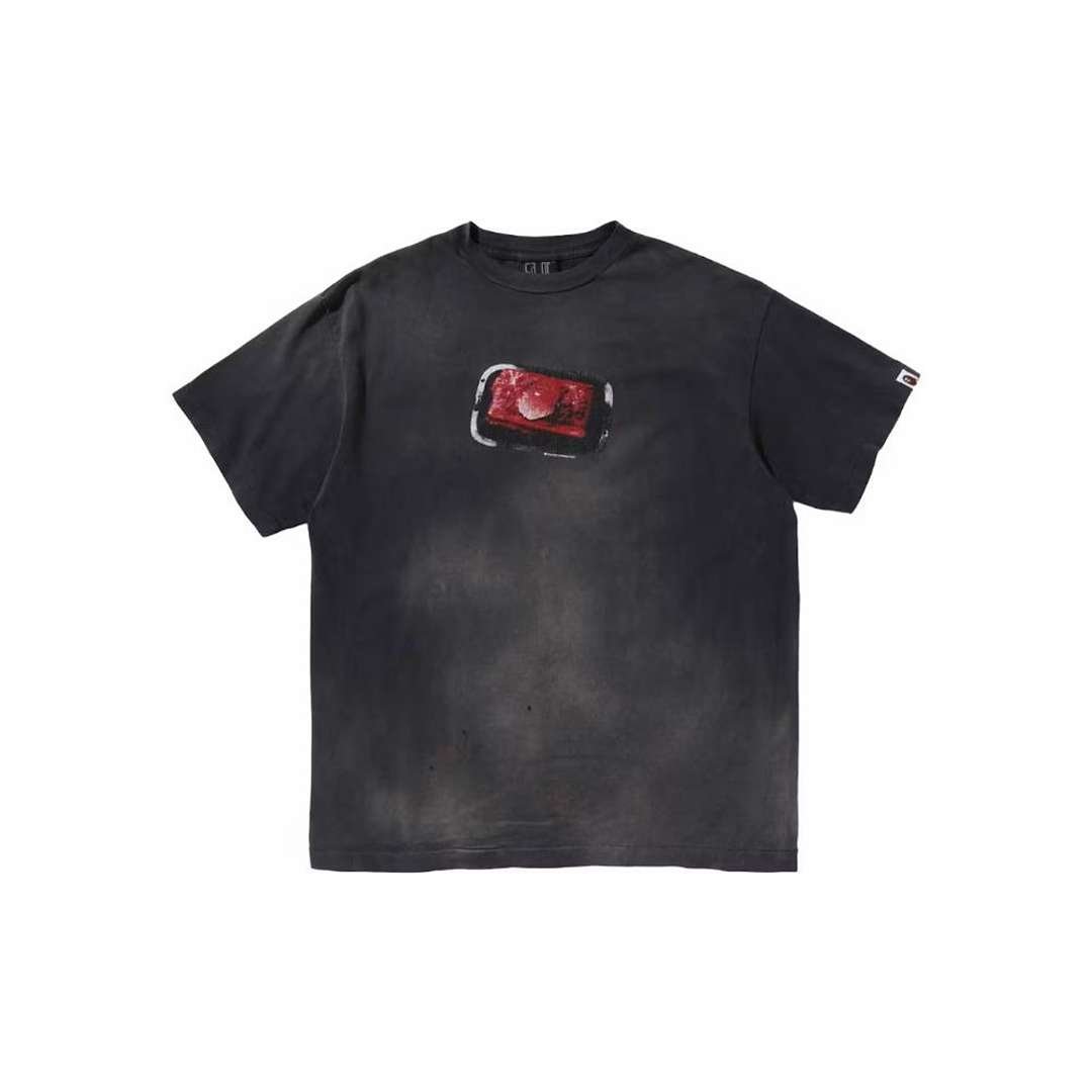 BAPE x Saint Mxxxxxx Club Tee Charcoal BAPE x Saint Mxxxxxx Club Tee Charcoal T-Shirt with modern streetwear design