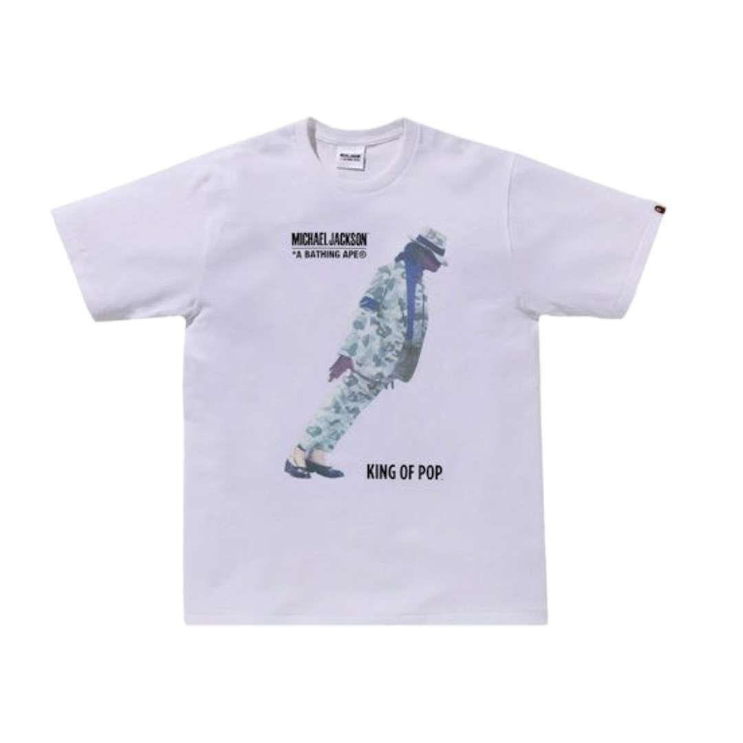 Bape x Michael Jackson Tee Bape x Michael Jackson Tee white with front graphic