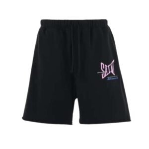 Saint Michael Black Shorts with modern streetwear design