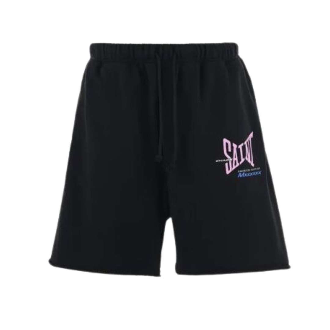 Saint Michael Black Shorts Saint Michael Black Shorts with modern streetwear design