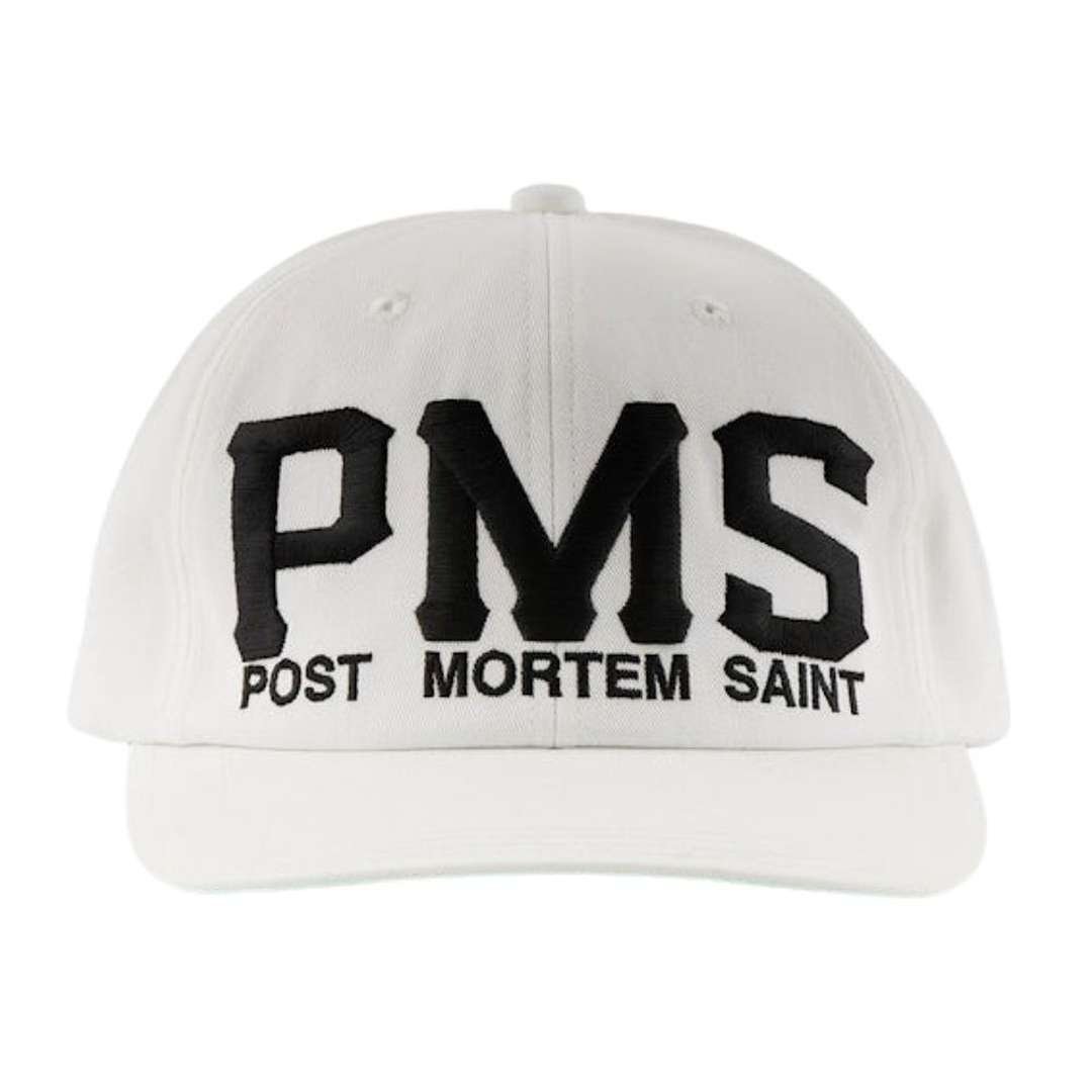 Saint Michael PMS Cap White Saint Michael PMS Cap White with clean modern streetwear design