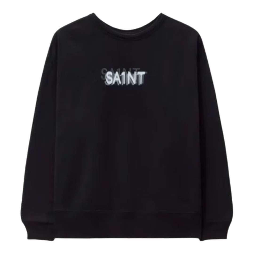 Black Saint Michael Deadly Crewneck Sweatshirt Black Saint Michael Deadly Crewneck Sweatshirt featuring a modern streetwear design