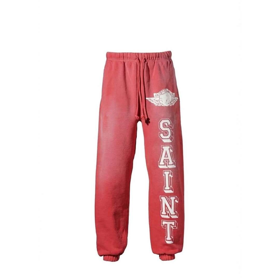 Saint Mxxxxxx Baby Michael Sweat Pants Red Saint Mxxxxxx Baby Michael Sweat Pants Red streetwear pants